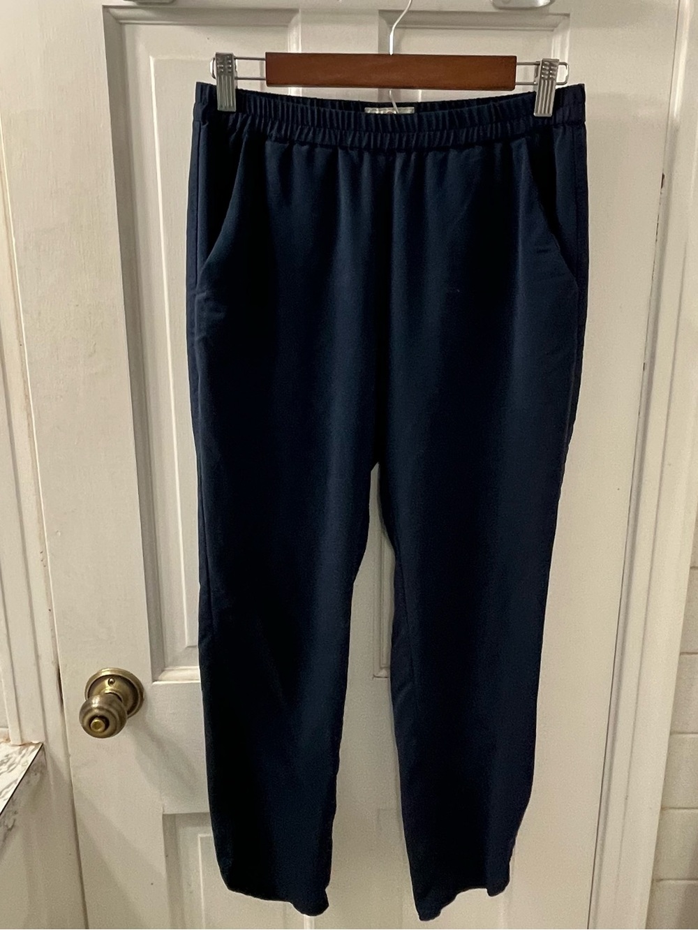 Marine Layer Navy Re-Spun Allison Pants Jogger Size Small